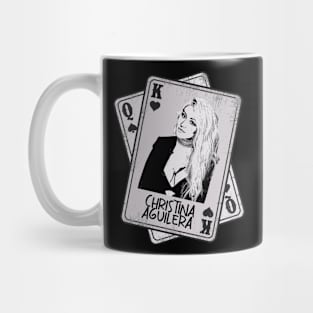 Retro Christina Aguilera Card Style Mug